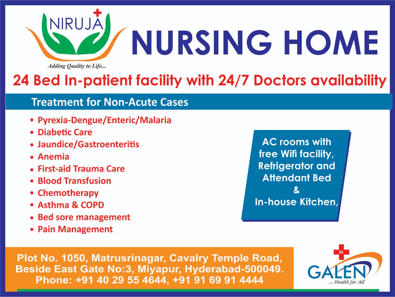 Nursing Home - Treatments
